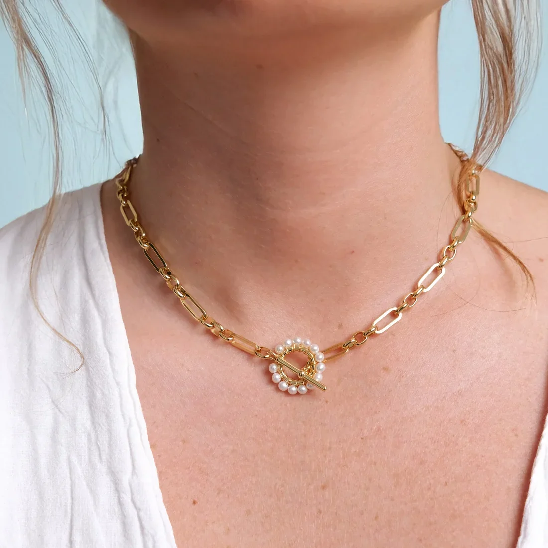Pearl FOB Necklace