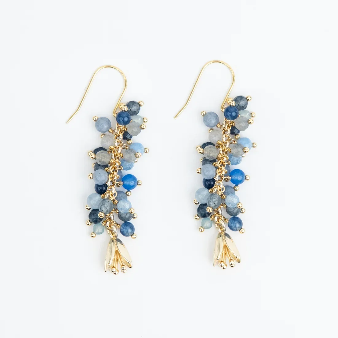 Blue Tide cluster Earrings.webp