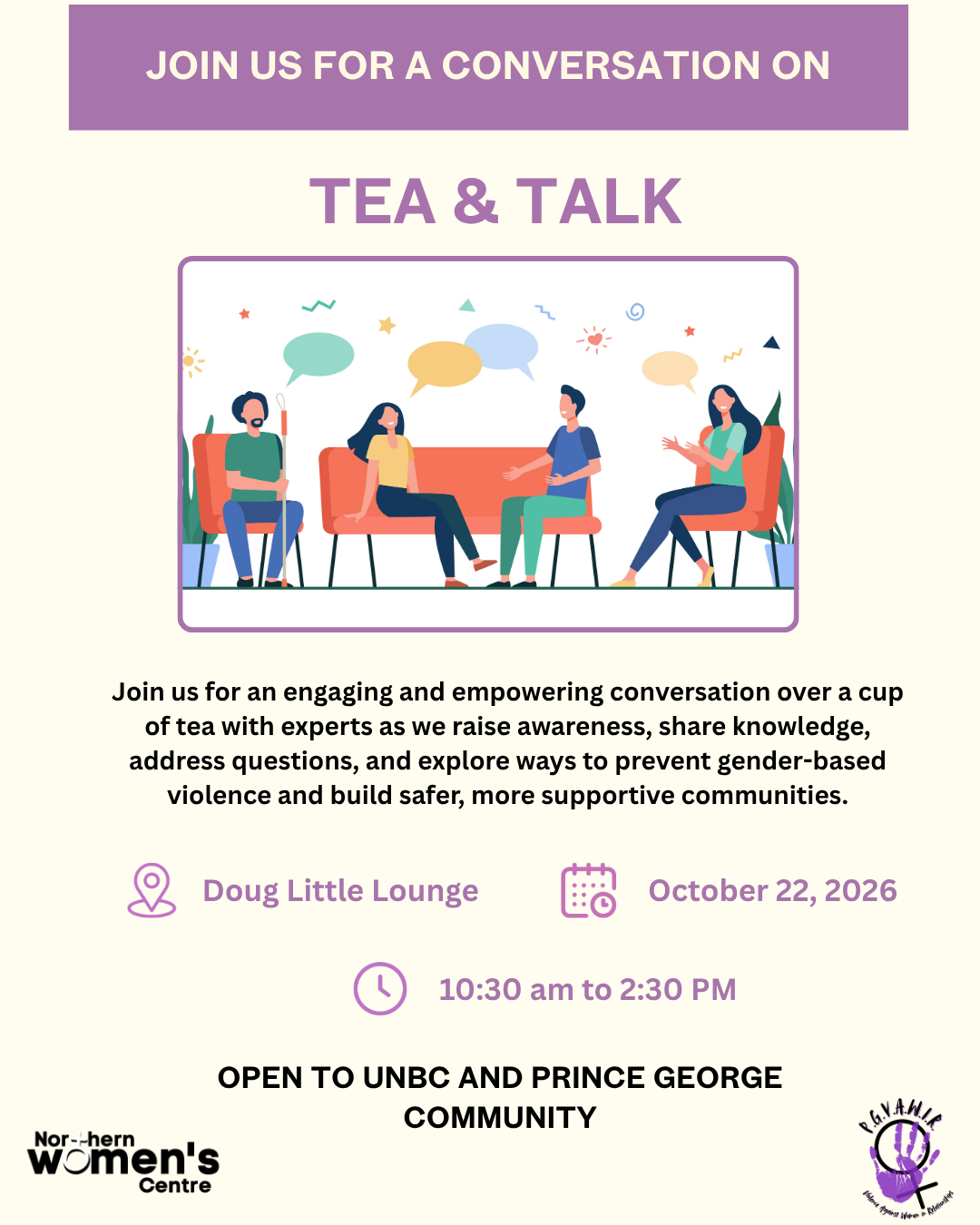 Tea & Talk with GBV experts