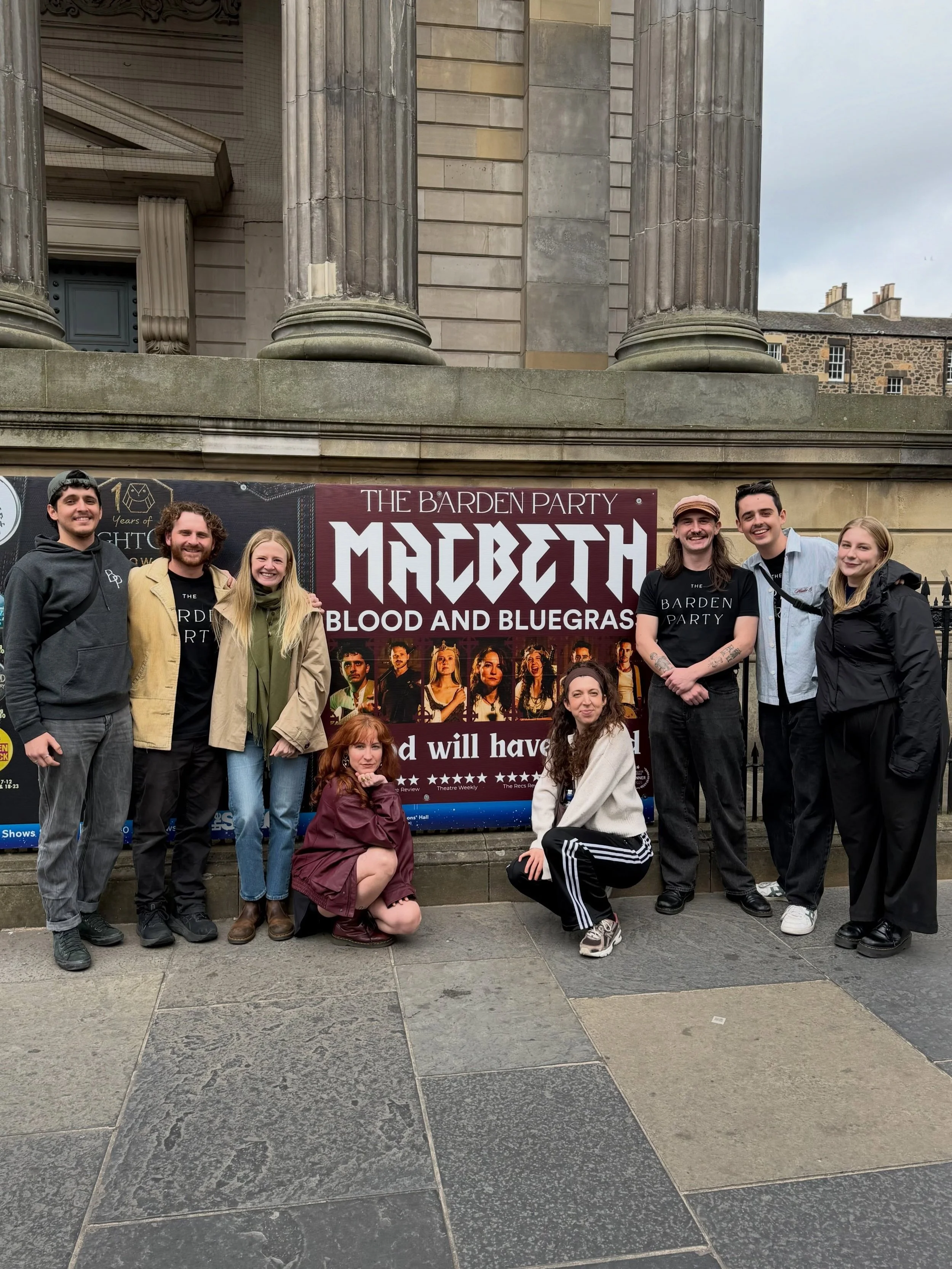 When you walk outside your venue at @thespaceuk and see your faces on a giant billboard!! 😱😍

T minus 2 days until we open at the 2026 @edfringe - get your tickets now!! 

#shakespeare #theatre #music #newzealand #fringe