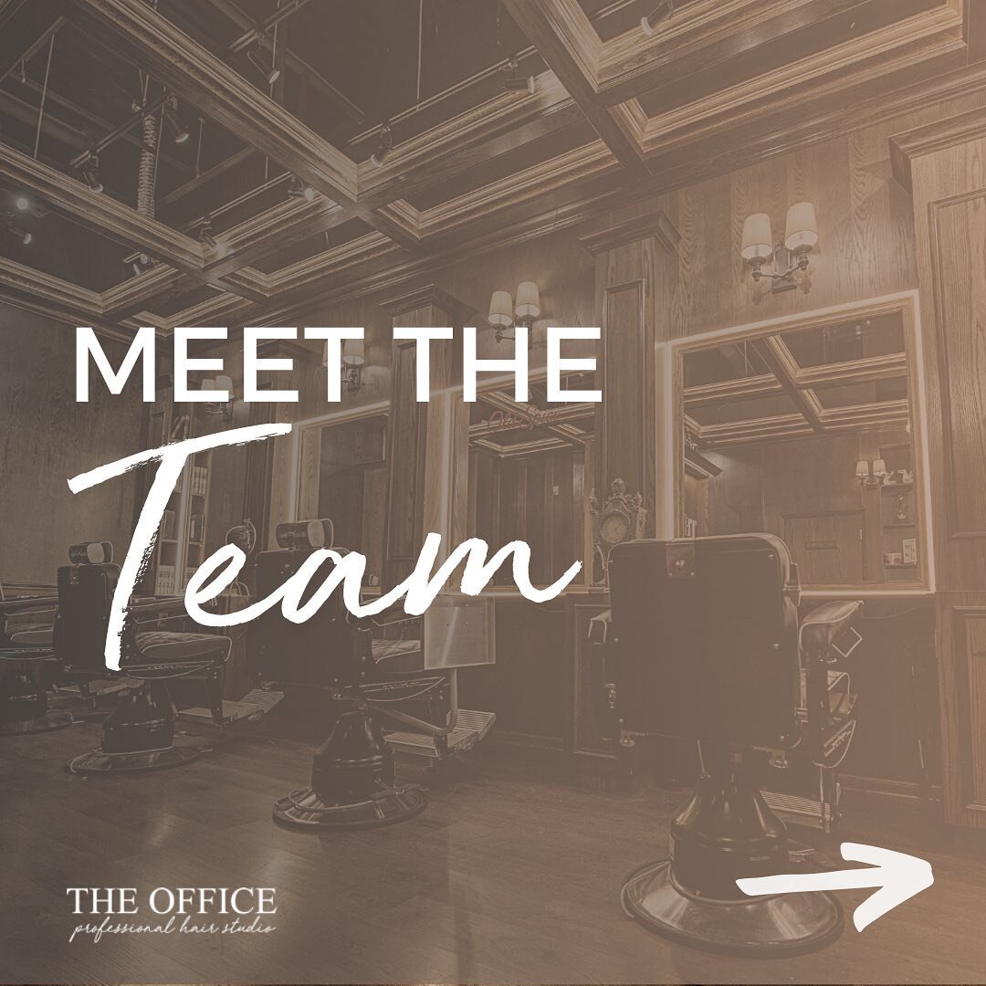 Meet the talented team behind The Office Professional Hair Studio! 💇&zwj;♀️💇&zwj;♂️ Our expert stylists are dedicated to providing you with exceptional hair care and personalized experiences. Swipe through to get to know each of our stylists and th
