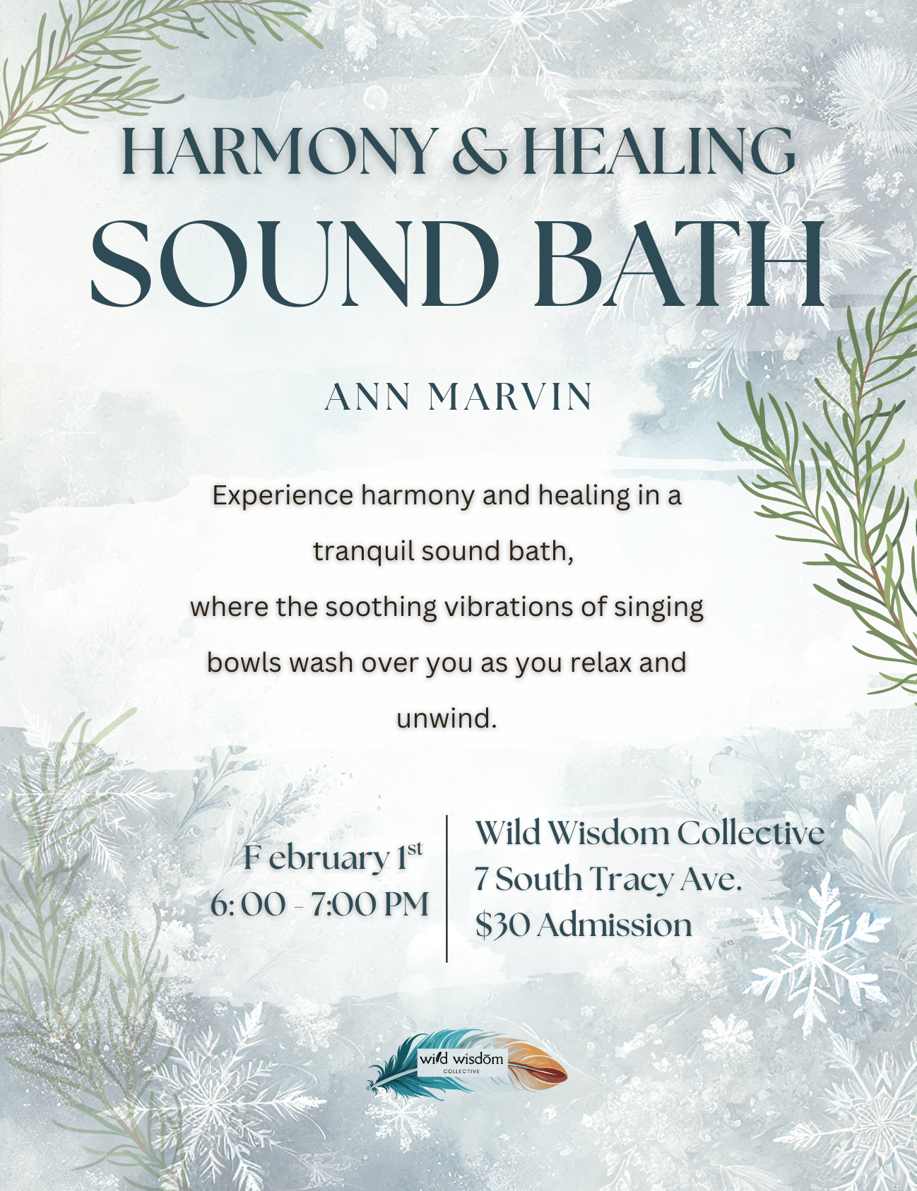 Harmony & Healing Sound Bath 
