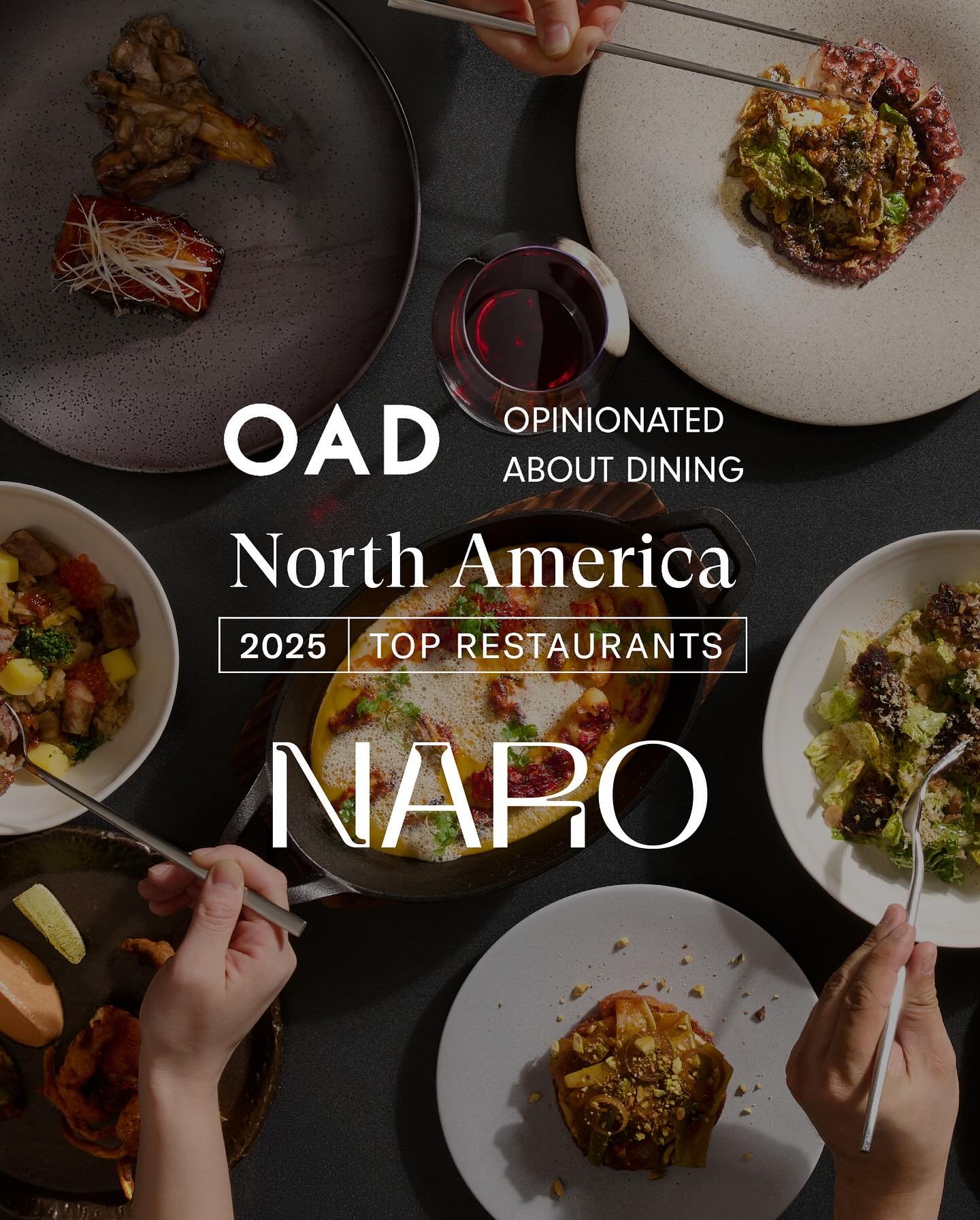 Thrilled to be ranked #100 on this year&rsquo;s @oadtop100 North America list! What an honor. 🎉 

#NaroNYC #Naro