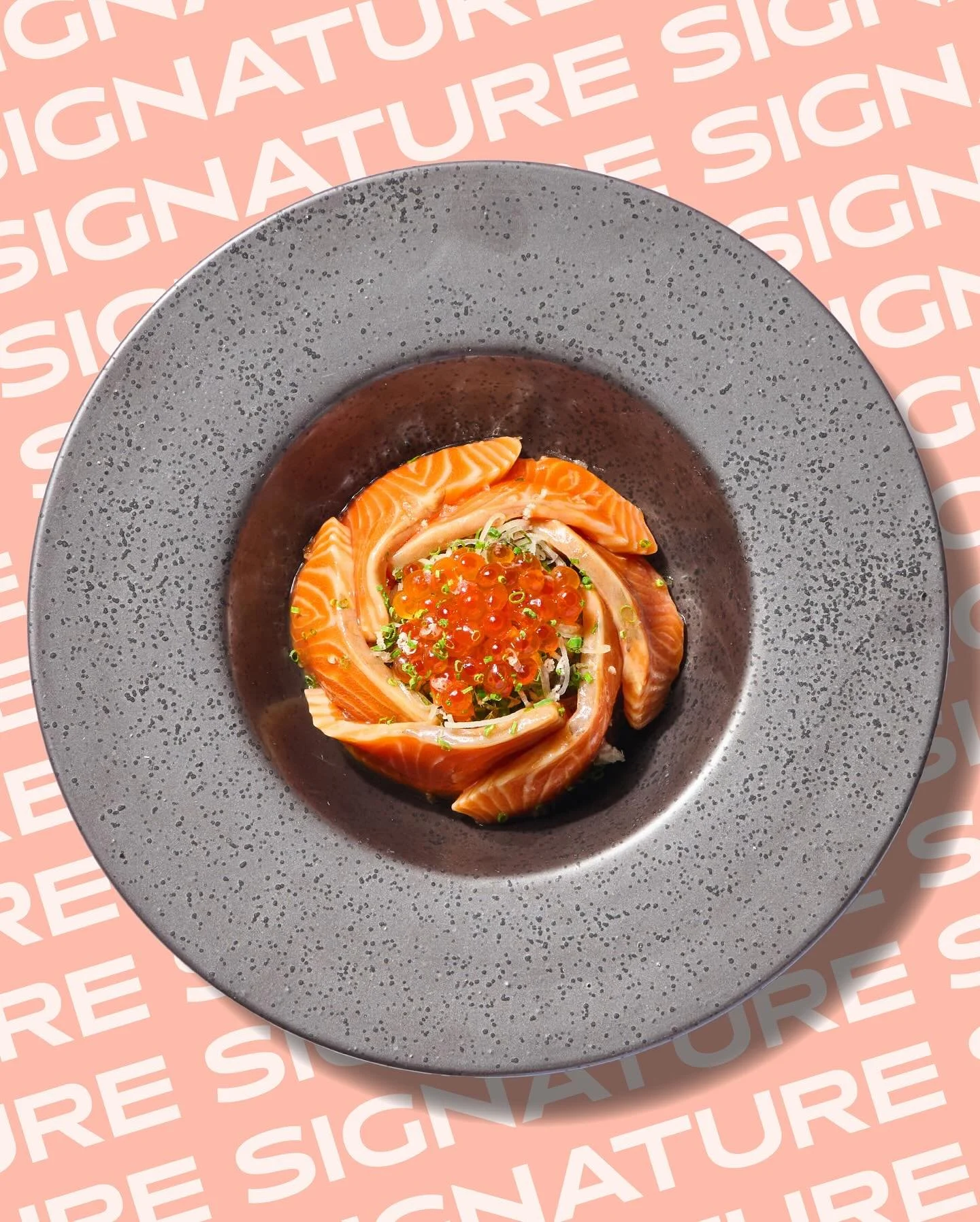 A dish that defines NARO: soy-marinated salmon paired with kohlrabi noodles and cured salmon roe &mdash; a reflection of modern Korean flavor. 

#NaroNYC #Naro