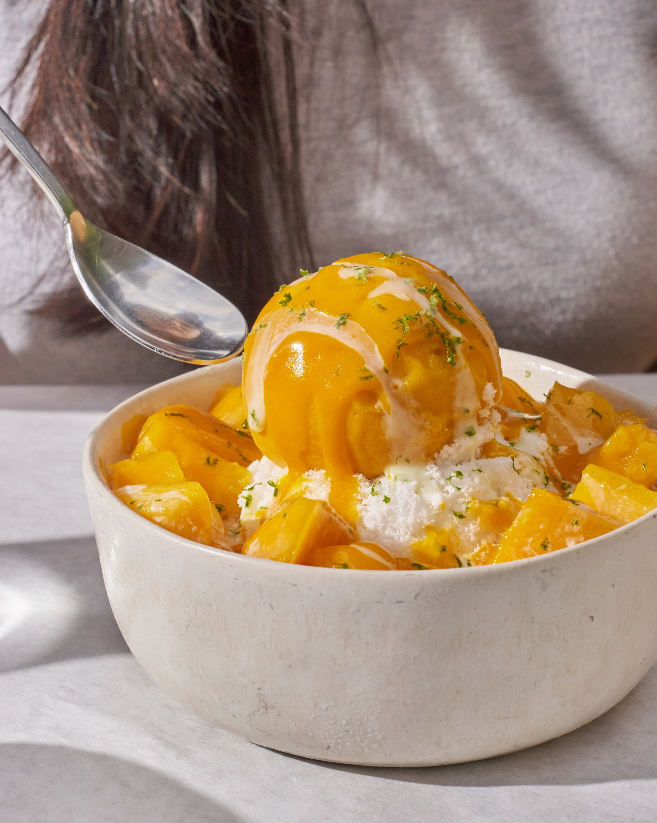 A taste of summer in every spoonful 🥭

Our Mango Bingsu combines coconut ice and mango sorbet for a refreshing seasonal dessert. 

Best enjoyed shared.