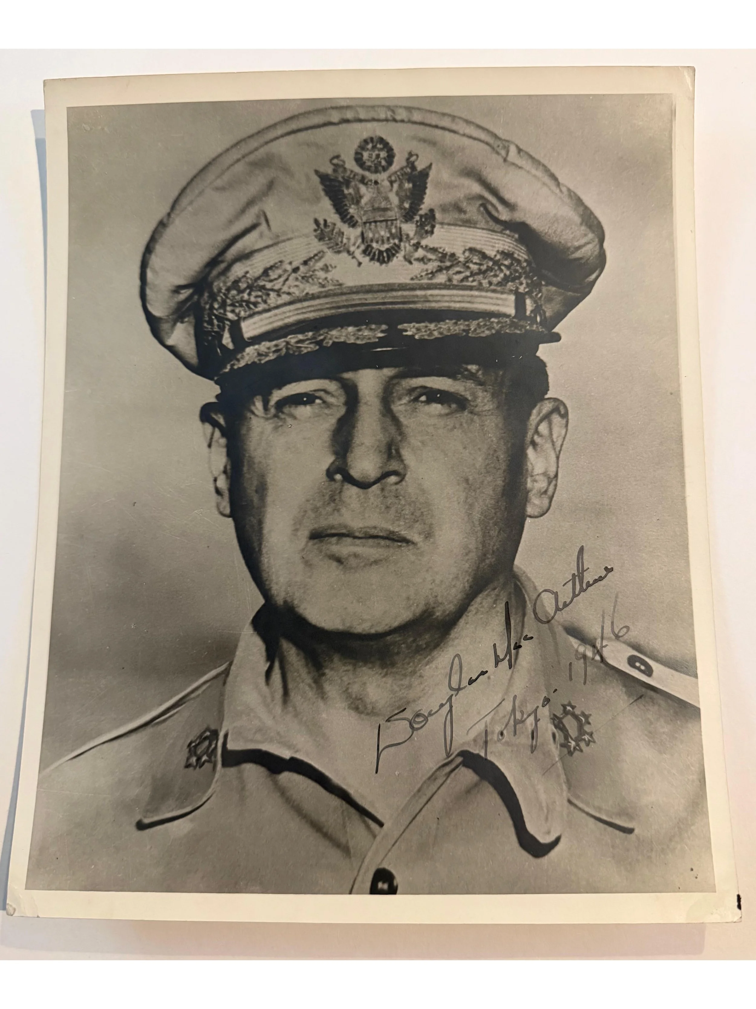 Douglas MacArthur 8x10 Photo Signed - "Tokyo 1946"
