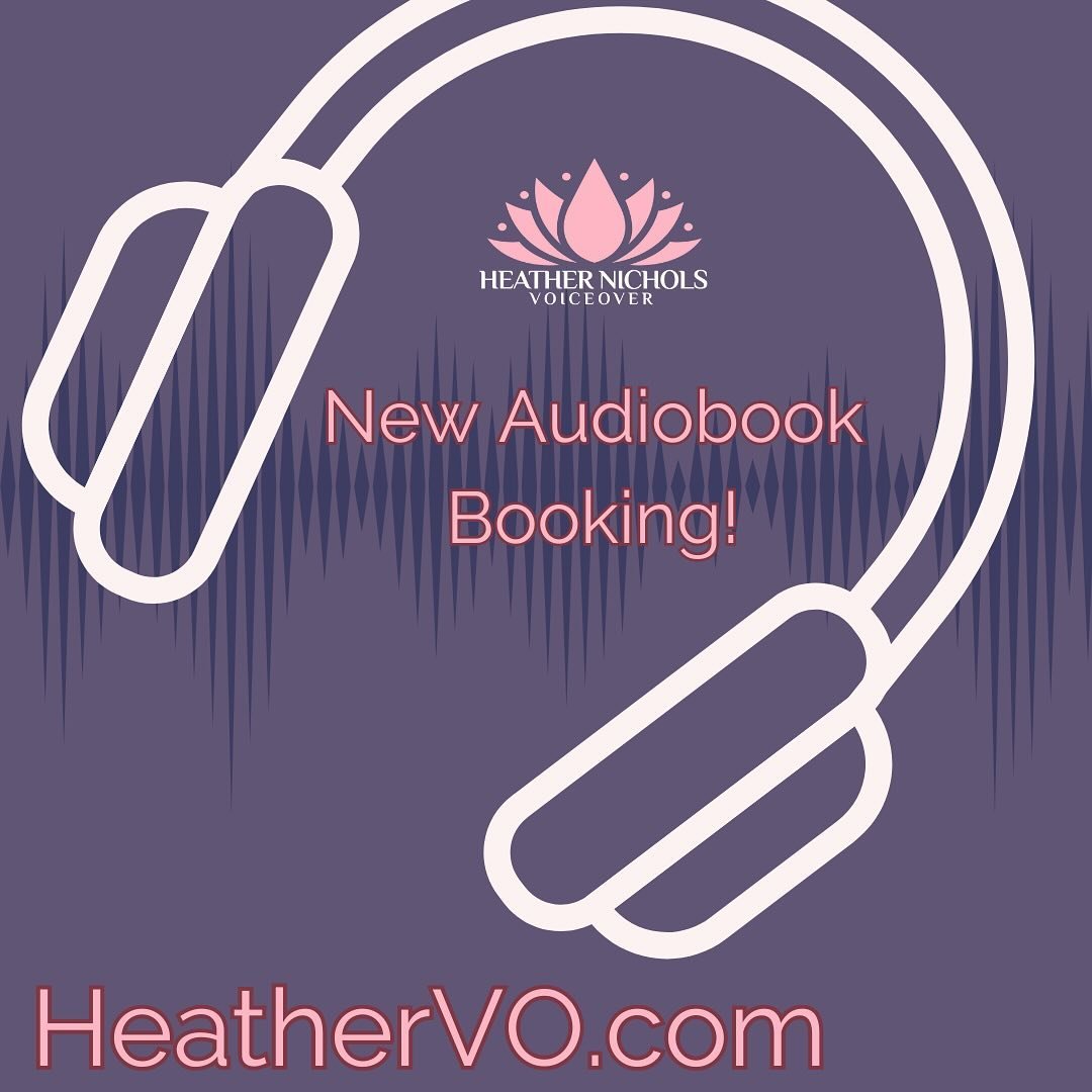 Wow! I am absolutely thrilled to have officially signed on for a new audiobook project later this Fall! This will be my first multi-cast audiobook (multiple actors), so that will be a fun new experience. Can&rsquo;t wait to get started in November! ?