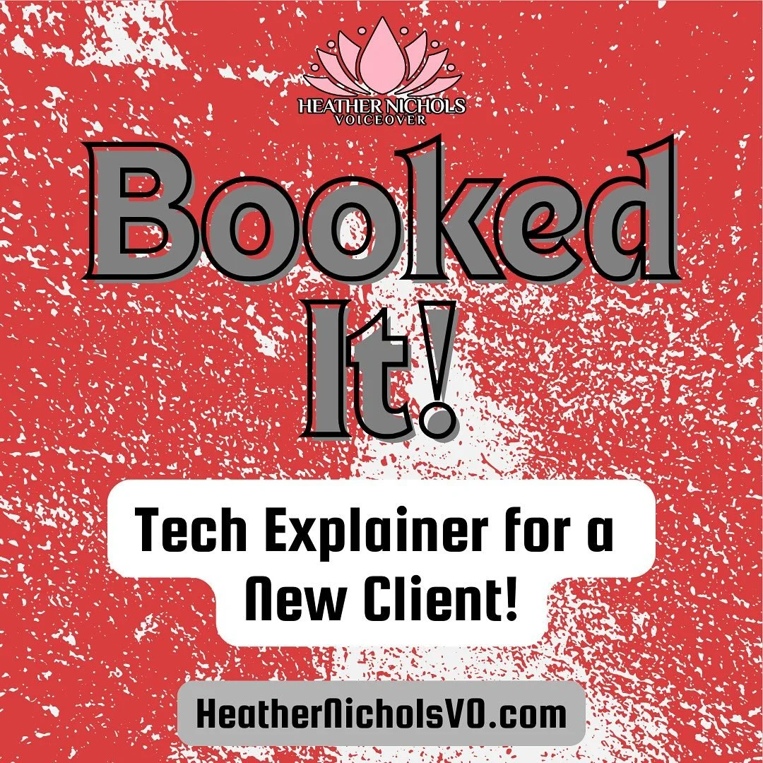 Booked a fun tech explainer for a new client! Great way to end the week! Happy Friday my friends. 🌟
.
.
.
#voiceovers #voiceoverartist #alwayslearning #voiceoveractor #voiceactor #voiceoverlife #voiceoverwork #voiceoverjobs #voiceovercasting #actors