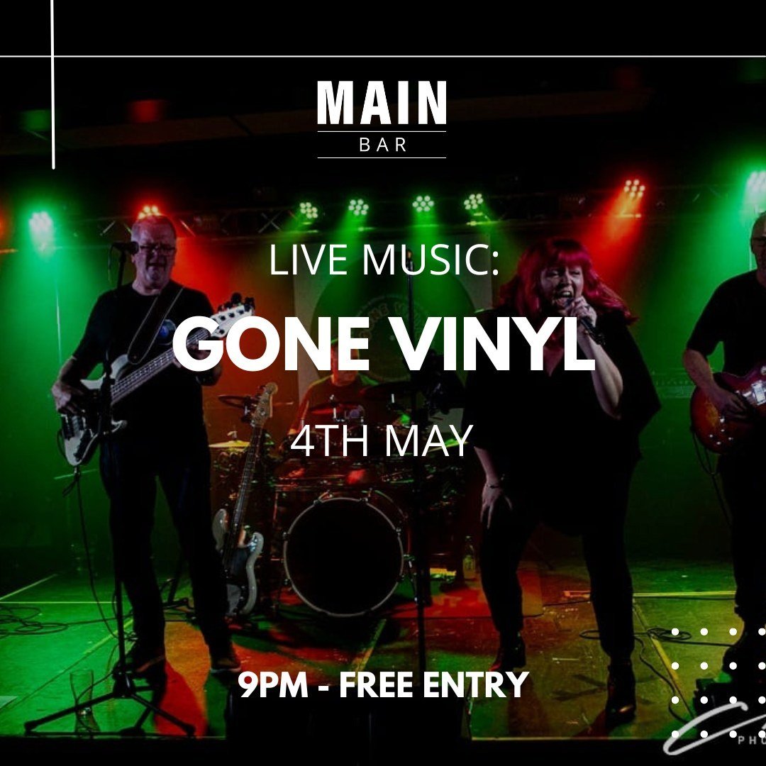 May the 4th be with Gone Vinyl - who's kicking off our epic May live music lineup! 🎸

Live from 9pm in the Main Bar, they'll have us rocking all night long. 
Book your table 📲 8586 6755