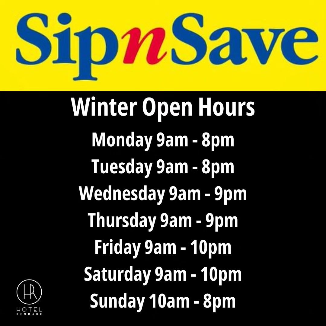 Please note, we have up dated our trading times in the Bottle Shop. Still offering a great range of products, 7 days a week.

Enjoy responsibly.