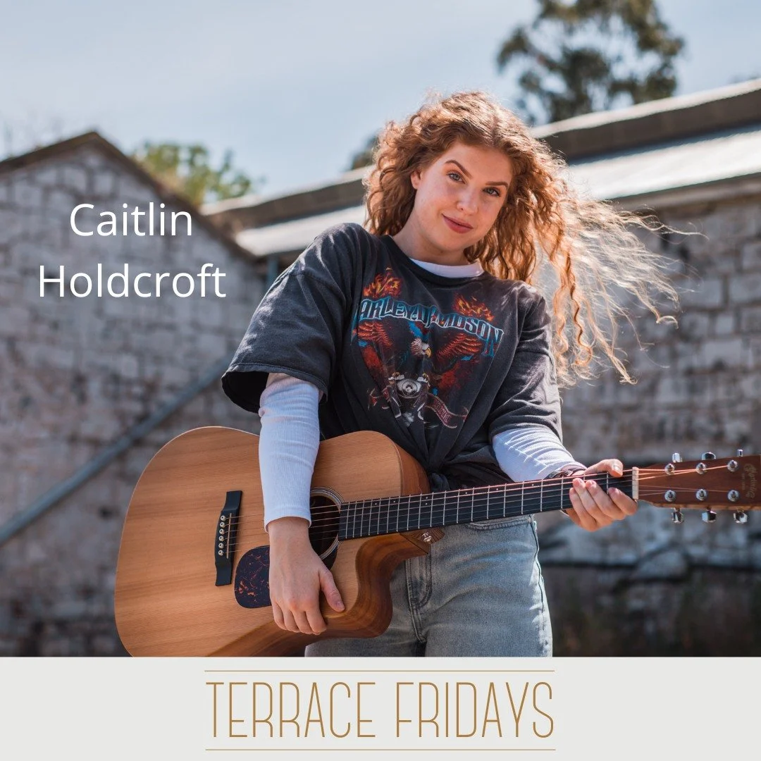 This Terrace Friday! 
Caitlin Holdcroft is bringing the vibes to wrap up October in style! 
Join us on the Terrace for great tunes, cocktails, and those perfect Friday feels. 
Let’s finish the month the right way — with music, friends,