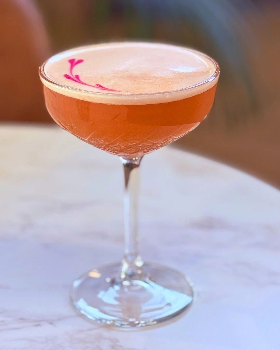 Kiss &amp; Tell Valentines Cocktail
Lychee and guava layered over vodka and pineapple, finished with soft foam and a crisp lift of soda.

Light enough for one. Good enough for two.

Available Friday and Saturday only. 
#TerraceFridays #HotelRenmark #