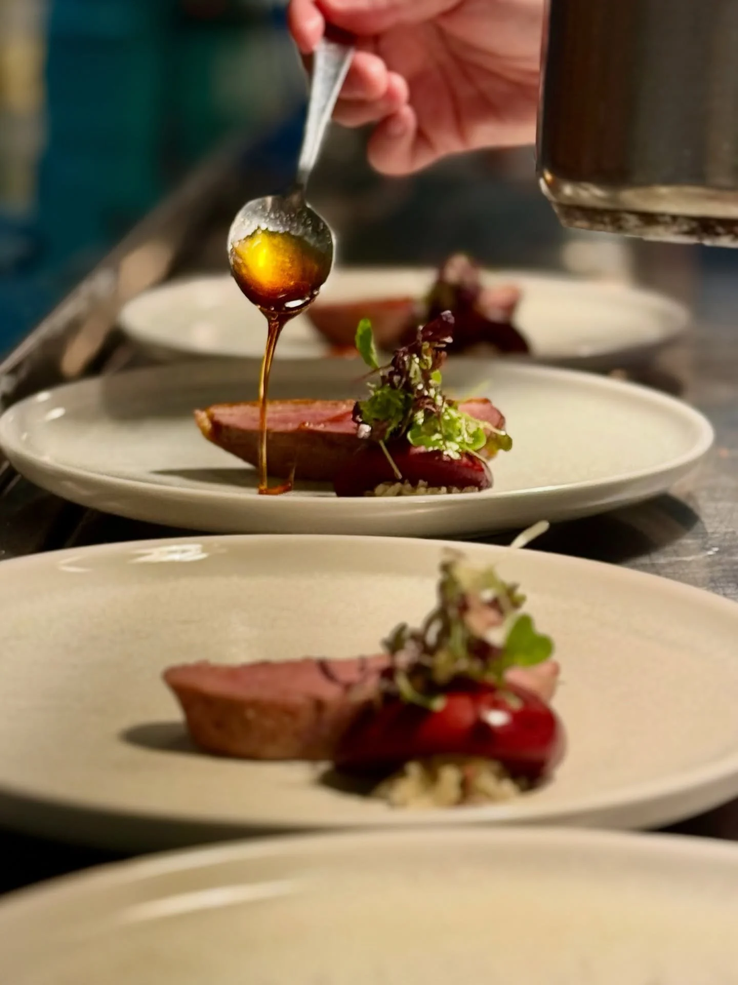 A moment from our recent Temperance Wine Dinner.

Duck Breast with Chilli Caramel and Pickled Plum &mdash; rich, balanced, and finished with just the right touch of heat. One of the standout dishes from an evening celebrating exceptional food and tho