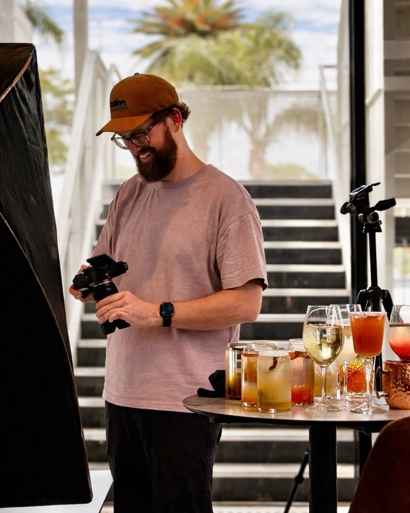 Caught in the moment &mdash; Sam behind the lens, capturing what&rsquo;s coming next.

Our new menu lands April 10. 🍹

#HotelRenmark #behindthescenes #newmenulaunch #comingsoon #foodphotography