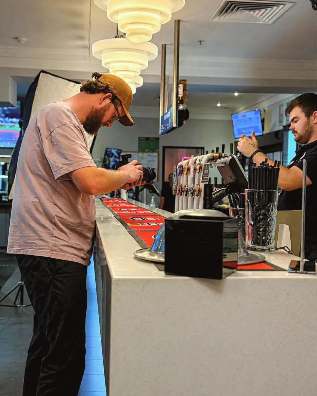 What you see vs what it takes 🍺📸

A lot goes into creating the shots you see across our socials &mdash; from lighting setups and camera angles to pouring the perfect beer at the right moment.

Behind every finished photo is a team making it happen.