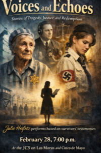 Voices and Echos, a one woman performance by Julie Heifetz