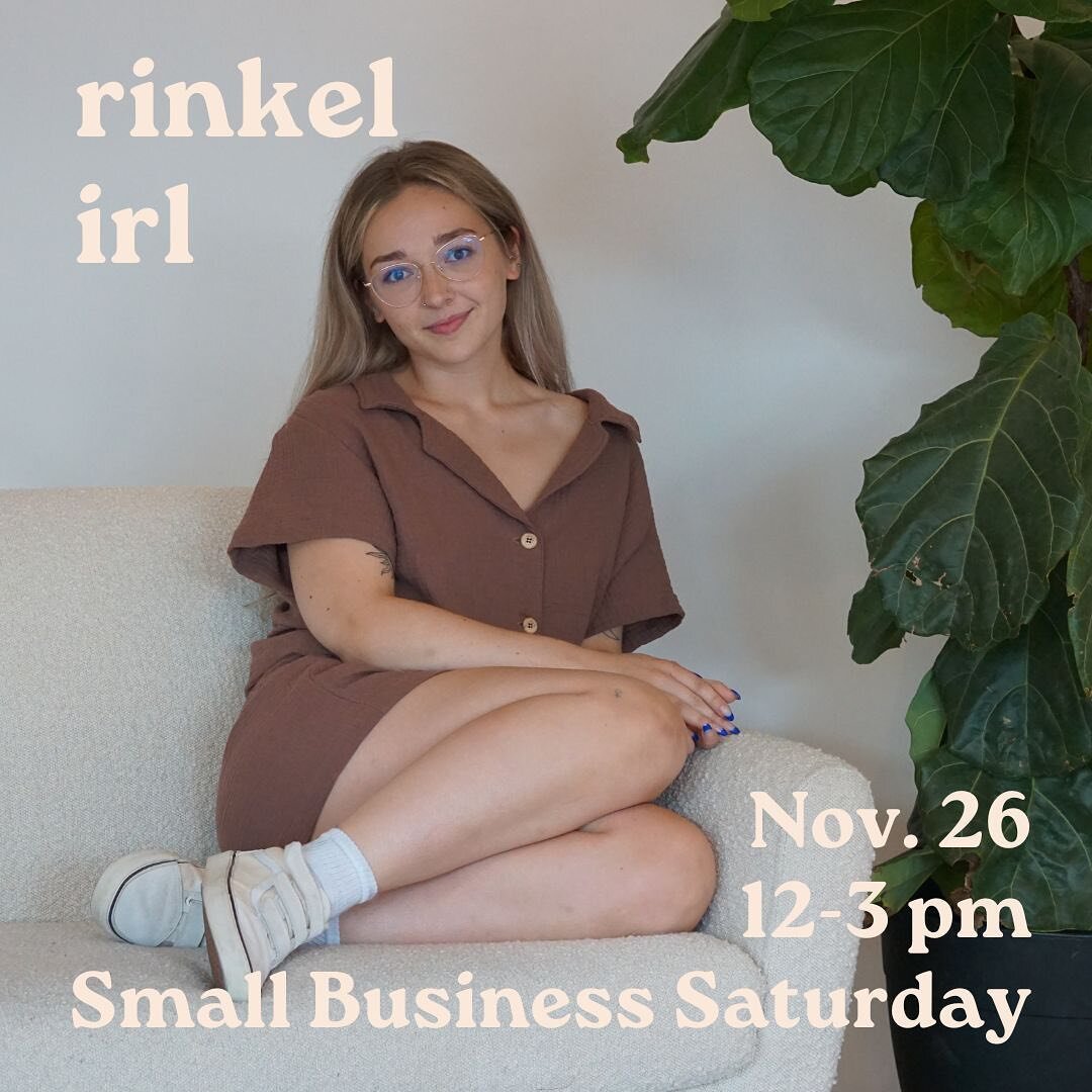 Popping up in Lincoln✨

If you&rsquo;re looking to do a bit of holiday shopping and you want to support local, come visit @stella_clothing on Small Business Saturday 🧡 Your fav rinkel pieces will be there for you to feel and try on from 12-3pm 🤎 Al