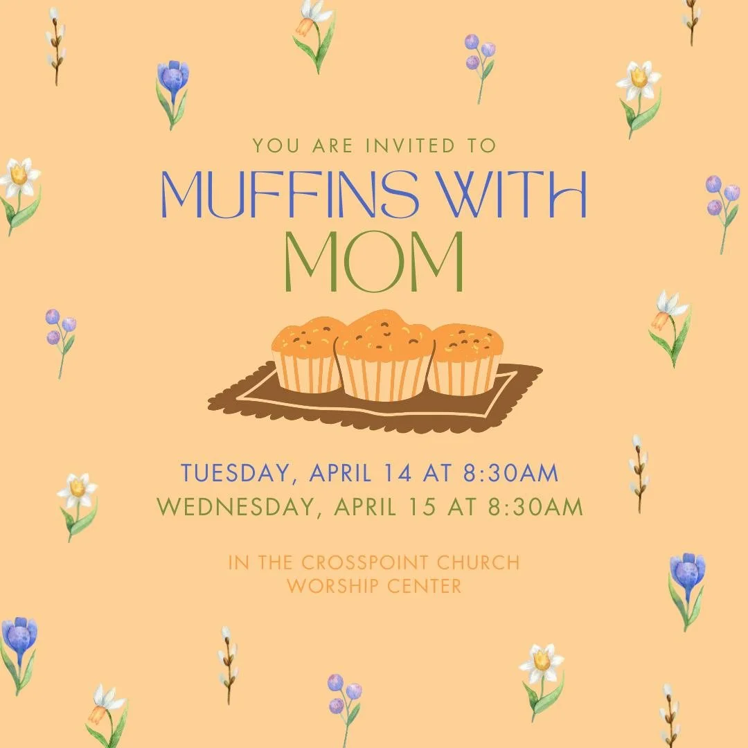 Muffins are sweet&hellip; but moms are sweeter 🧁💜 We&rsquo;re so excited to celebrate the incredible moms in our Crosspoint Clubhouse Crew at our upcoming Muffins with Mom event. Join us for a special morning of sweet moments together!

#MuffinsWit