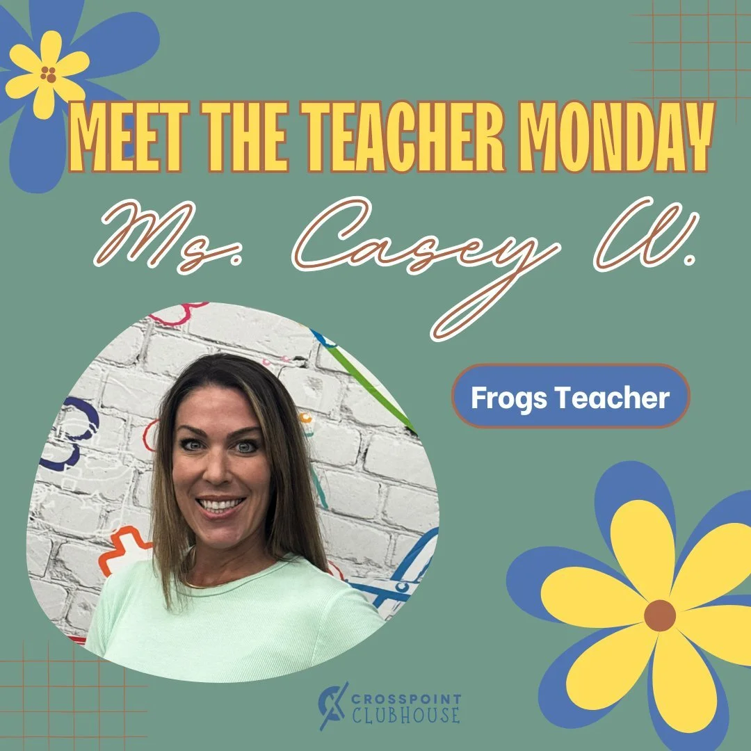 🌟 Meet Ms. Casey 🌟 One of our Frogs Teachers! She loves her preschoolers&rsquo; excitement, eagerness to learn, and unexpected stories! Ms. Casey&rsquo;s favorite time of year is spring time when her Frogs marvel at seeds growing into plants and ca