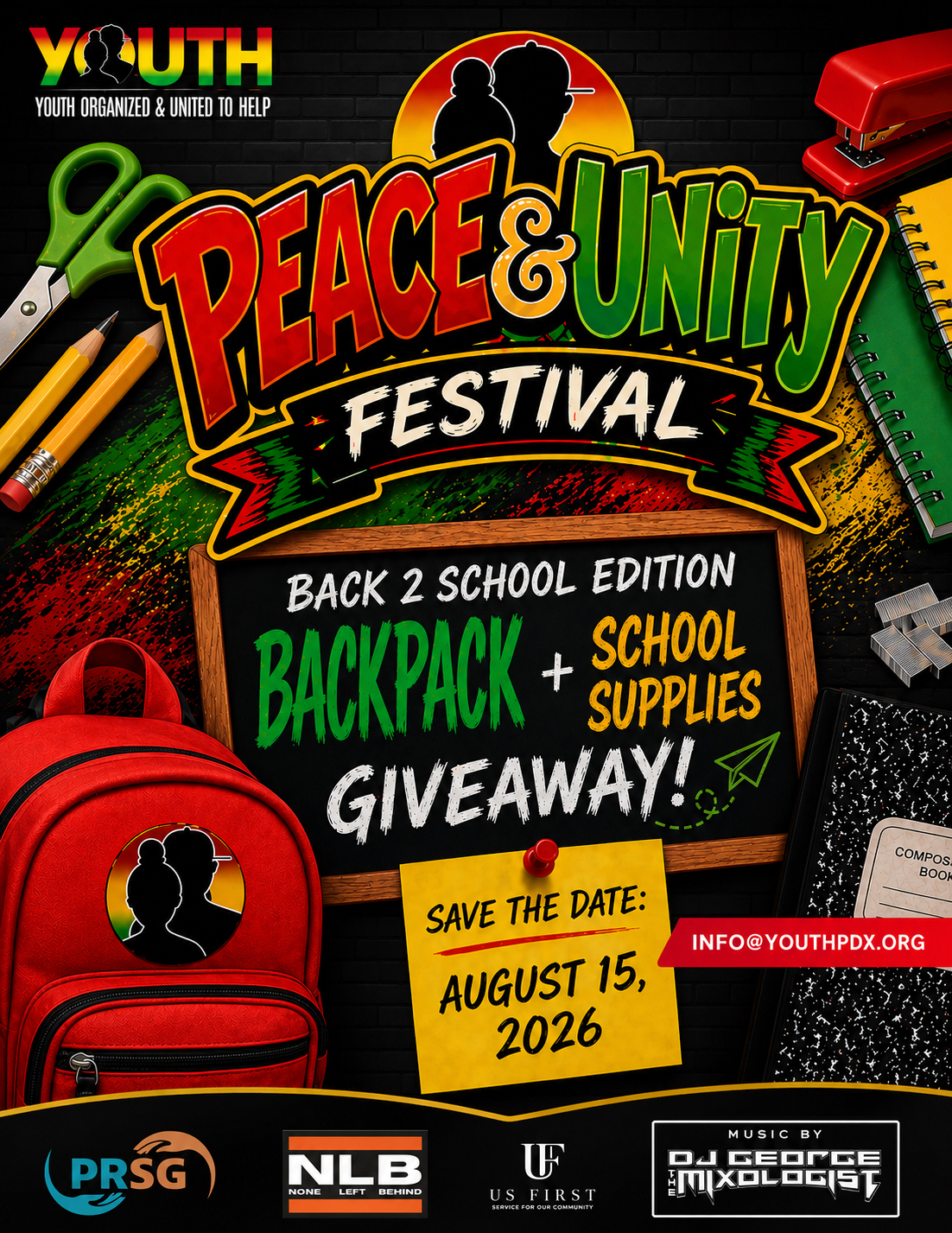 Peace & Unity Fest Back to School Edition