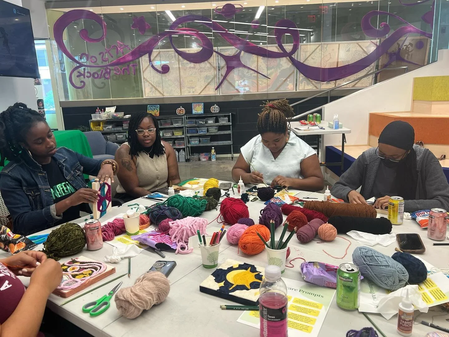 Thank you to everyone who joined us for &ldquo;Self-Care Through Yarn Art&rdquo; at Arts on the Block! It was a wonderful experience filled with creativity, relaxation, and meaningful conversations about self-care. Grateful for the positive energy an