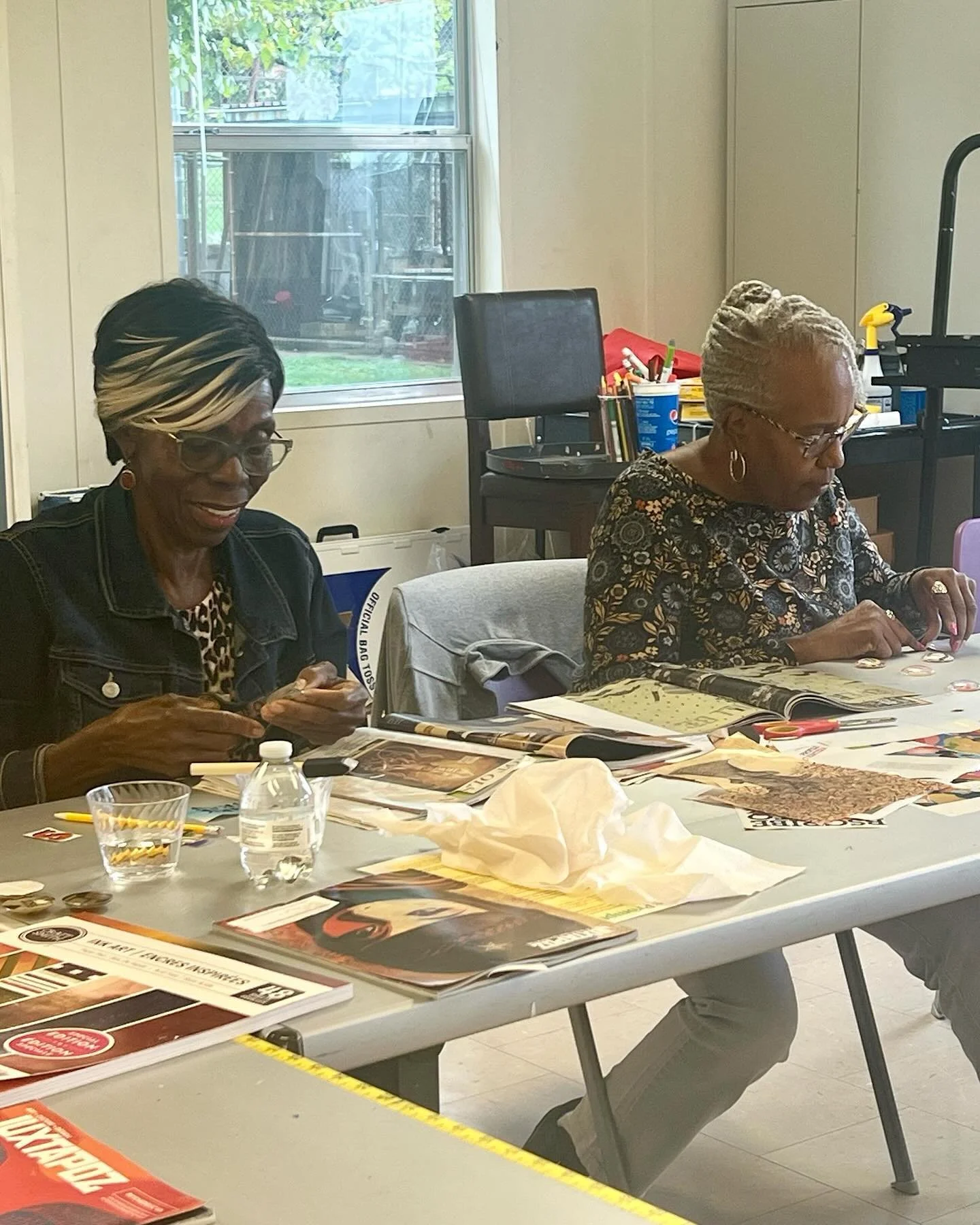 Such an inspiring time at Montpelier Arts Center for our Touchstone Expressive Arts Workshop during Active Aging Week! 🎨 The participants brought amazing creativity and vulnerability as we explored life transitions through art. It was a reminder of 