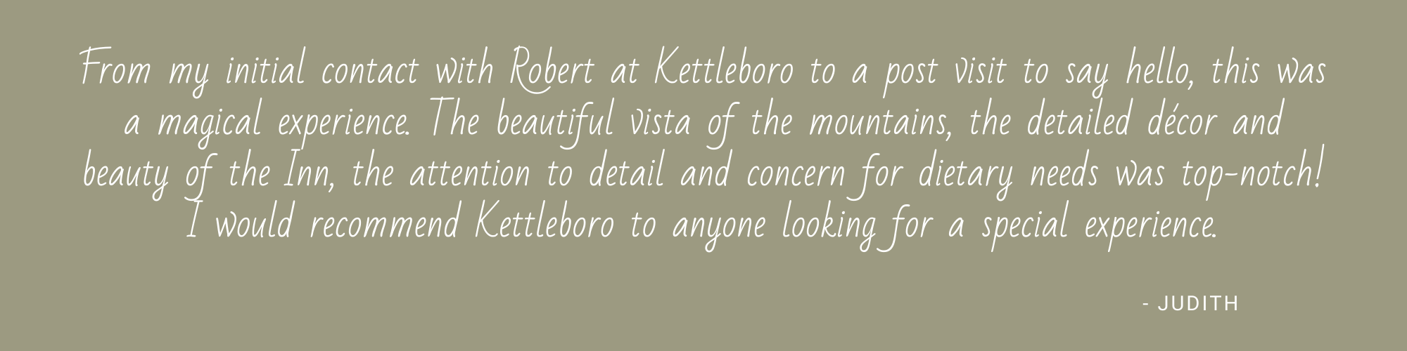 The Inn at Kettleboro Review by Judith