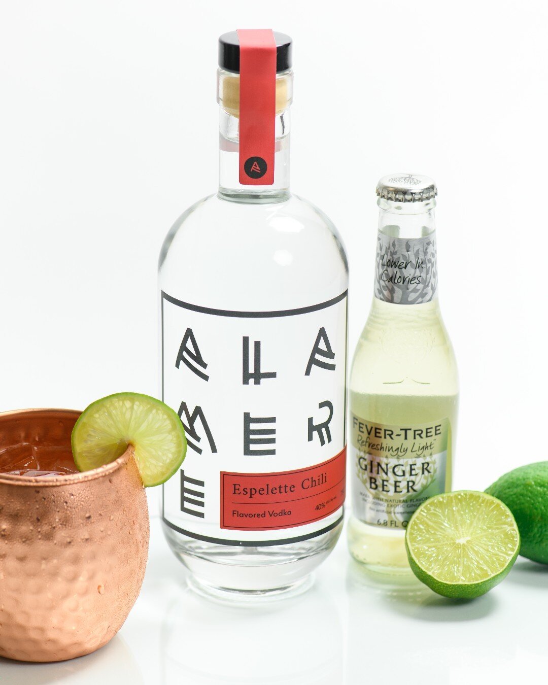 A simple twist on a classic cocktail. Choose our Espelette Chili Vodka for a Moscow Mule with some heat! For best results, use a premium ginger beer such as @fevertreemixers. 

Espelette Chili Mule
2 oz Alamere Espelette Chili Vodka
1/2 oz fresh lime