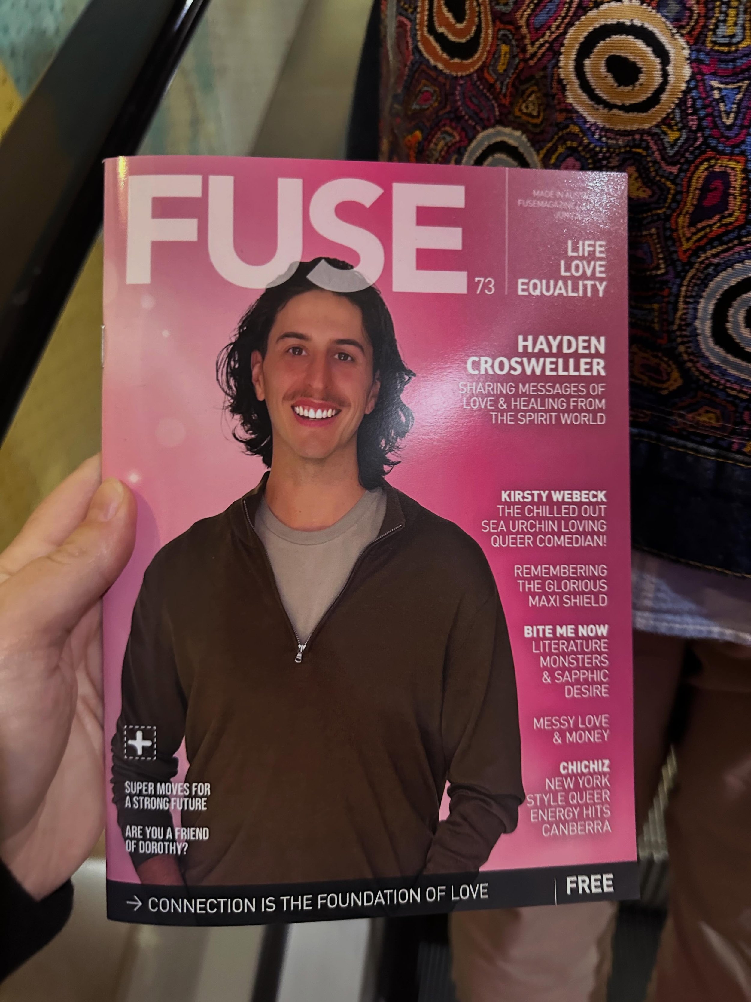 Super grateful to share my story in this issue of @fusemagazine - &lsquo;Coming out of the Closet and Stepping into the Spirit World&rsquo; 🏳️&zwj;🌈🔮

Canberrans pick up a copy of FUSE73 Life, Death &amp; Monsters OR you can read online ✨

Definit