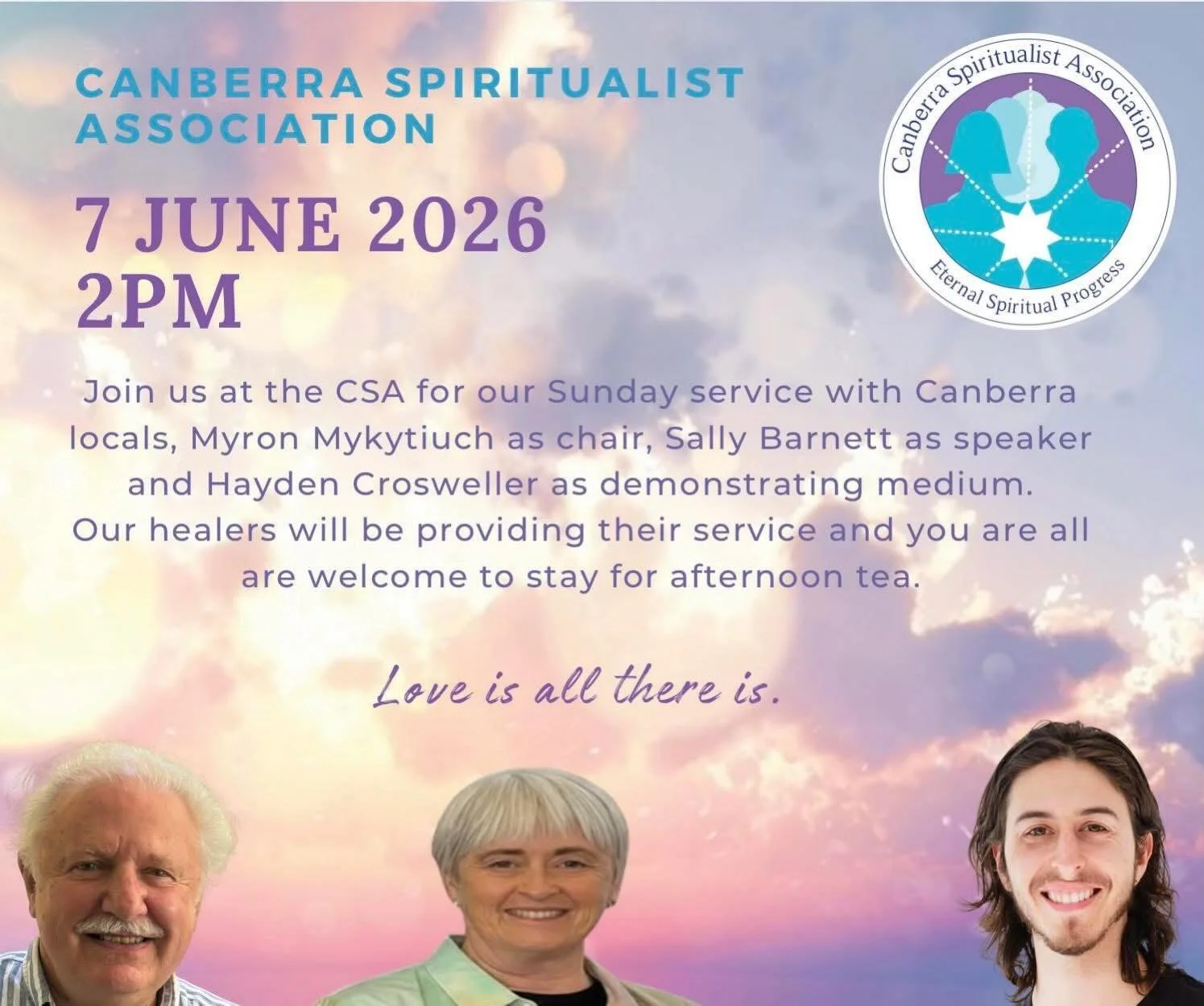 🕊️ Looking forward to bringing through messages from the Spirit world this coming Sunday at The Canberra Spiritualist Association&rsquo;s next service - Pearce Community Hall, Collett Place, Pearce, Canberra. All welcome!