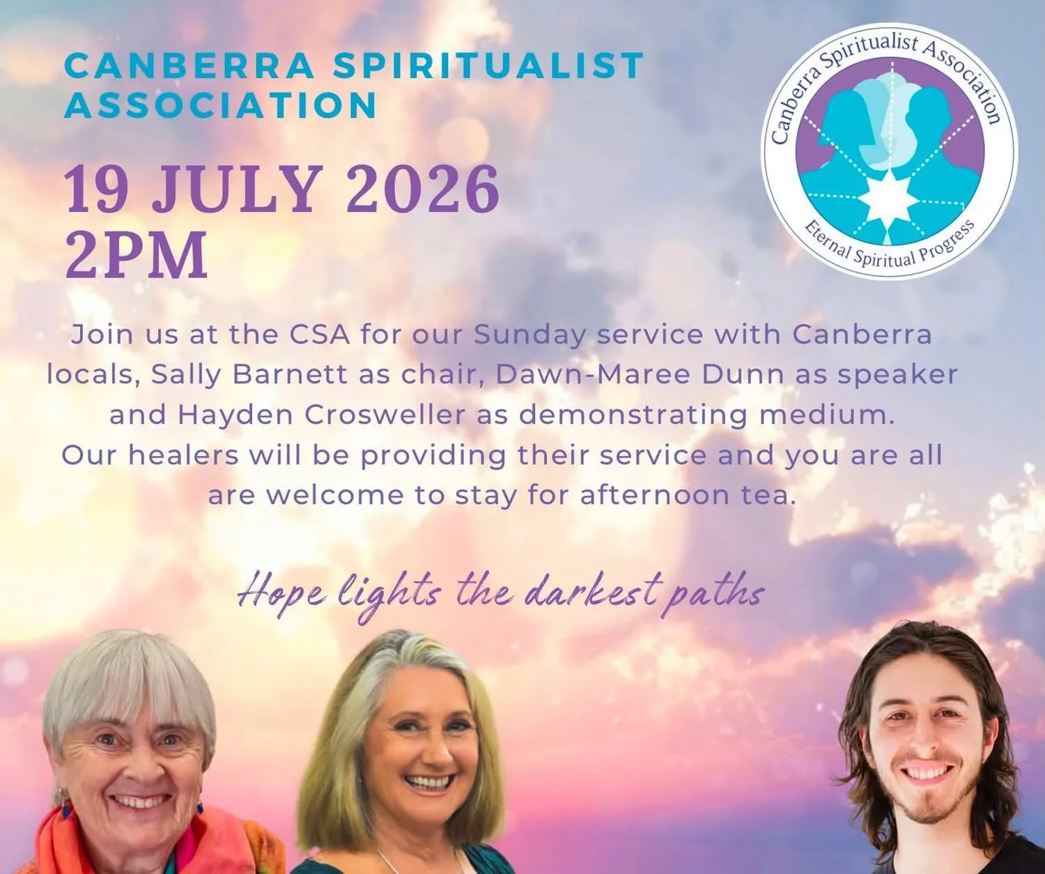 🕊️ Looking forward to bringing through messages from the Spirit world this Sunday at Canberra Spiritualists Association&rsquo;s service - Pearce Community Hall, Pearce - 1:50pm for a 2pm start ✨🔮