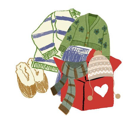 Sort and Organize Warm Clothing for Neighbors in Need