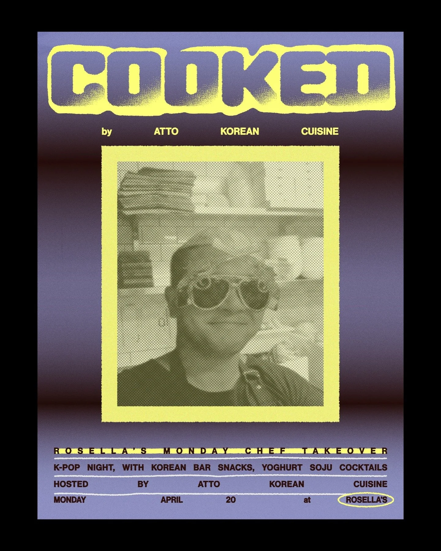 MONDAY NIGHTS ARE NOW FOR K-POP &amp; K.F.C. 🍗🎤

Next up for our COOKED Chef Series: Stefano from ATTO Korean Cuisine is taking over the pass on April 20th.

If you thought Mondays were for resting, think again. The ATTO crew is dropping a menu of 