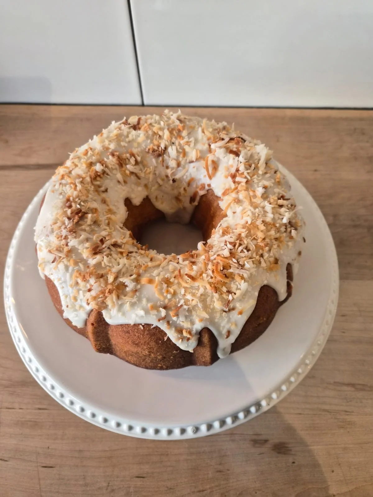 Vegan Lemon Coconut Bundt Cake