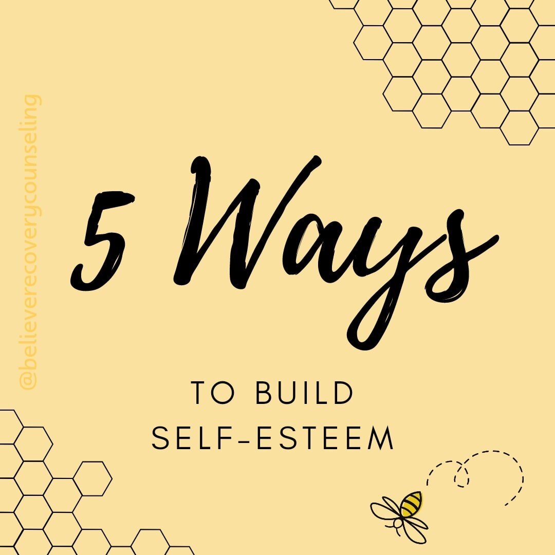 It's #tbt Blog post edition! This week we explore 5 Ways to Build Self-Esteem.

Low self-esteem can affect other areas of our life like relationships, work, and body image. Working on having high self-esteem leads to confidence, success, and healthy 