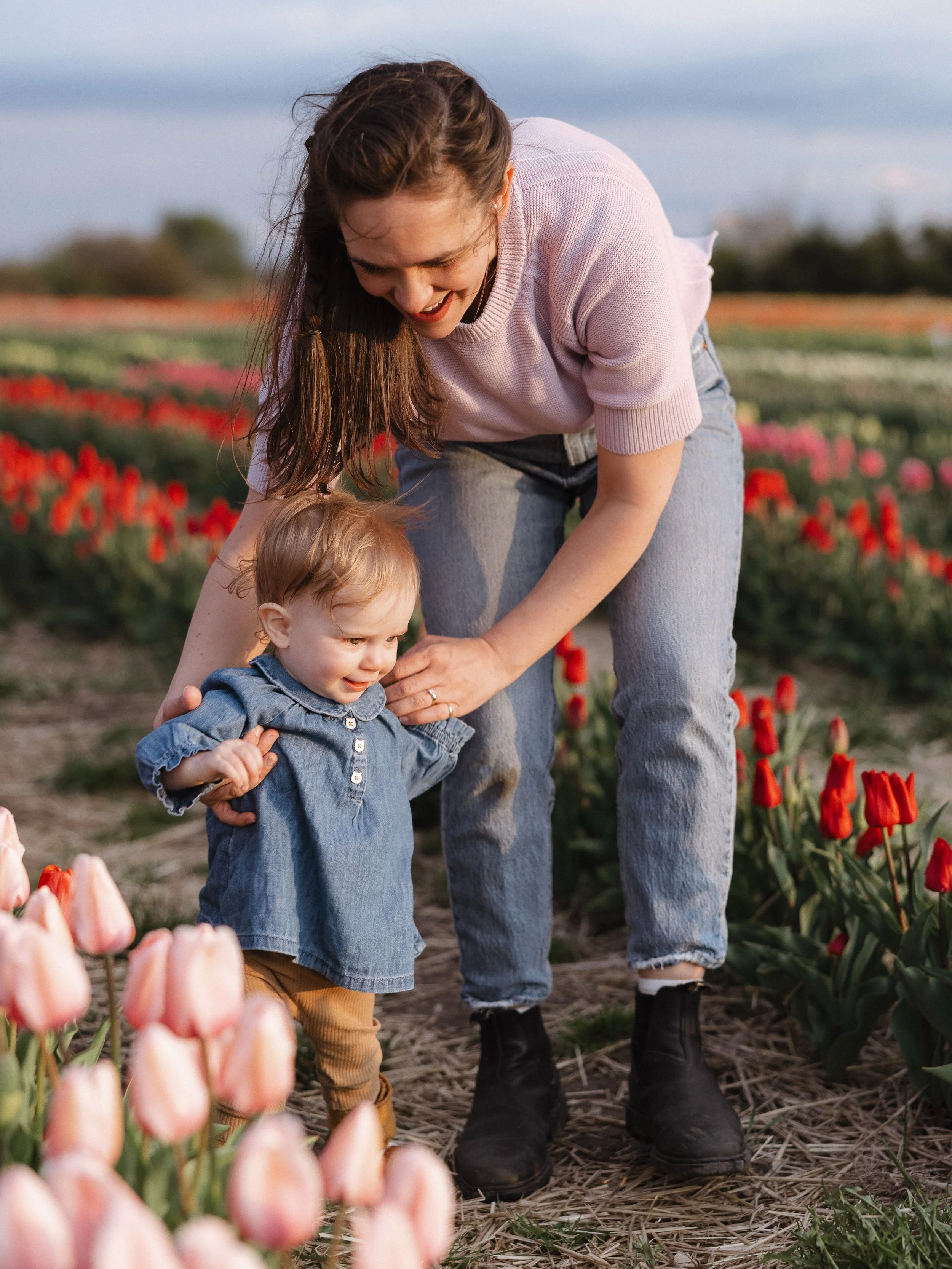 Learning to walk among the tulips might just be the best place to stretch your independence. 

Running through the rows of tulips may be the most freeing act of independence. 

Taking photos among the tulips will always be one of my favourite ways to