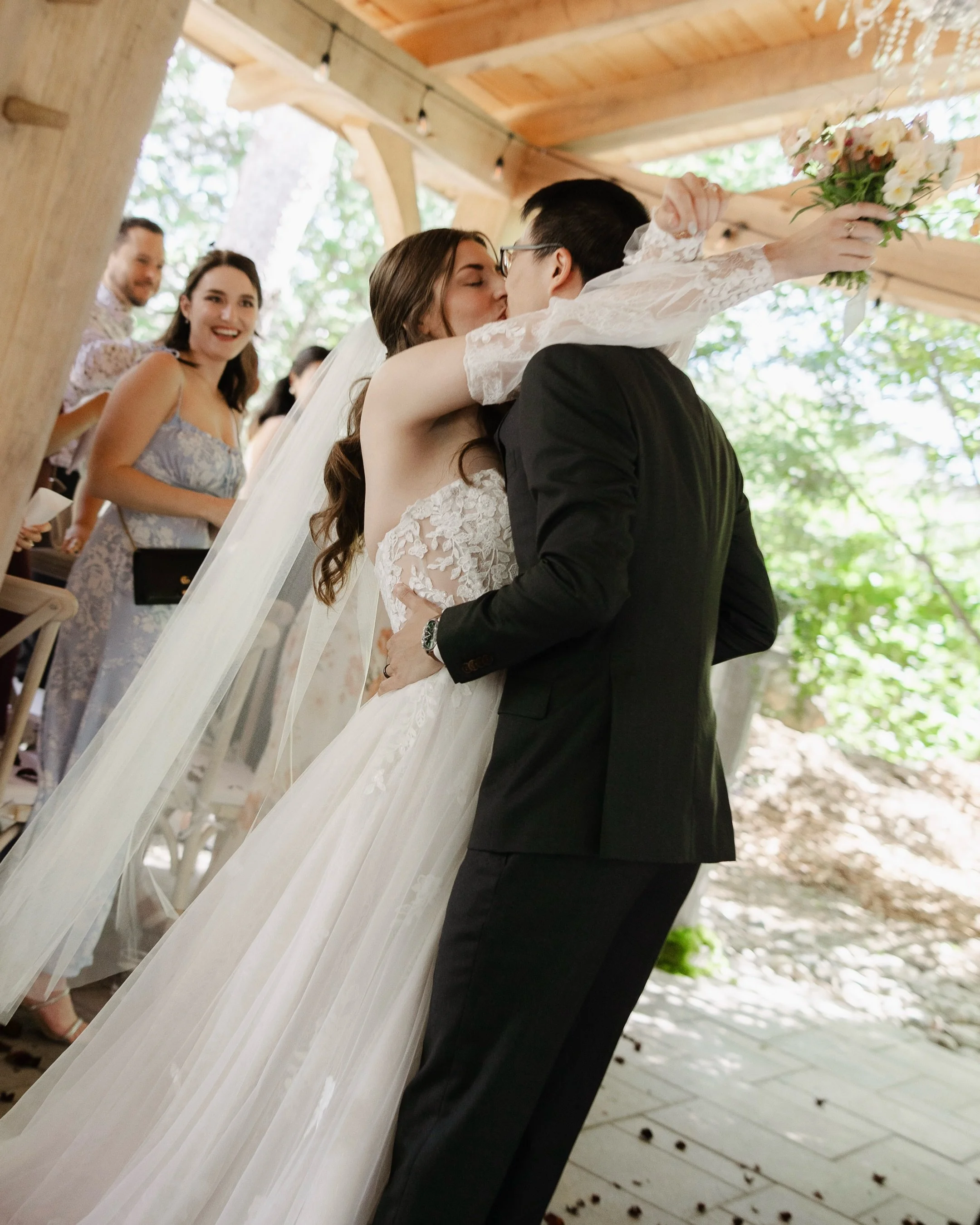 ✨ P A R T  O N E ✨ of M + E&rsquo;s whimsical woodland wedding

From 90s girlhood sleepover vibes to Pok&eacute;mon cards, their getting ready time was immaculate and entirely them. 

Then we moved on to private vows, with rock paper scissors decidin
