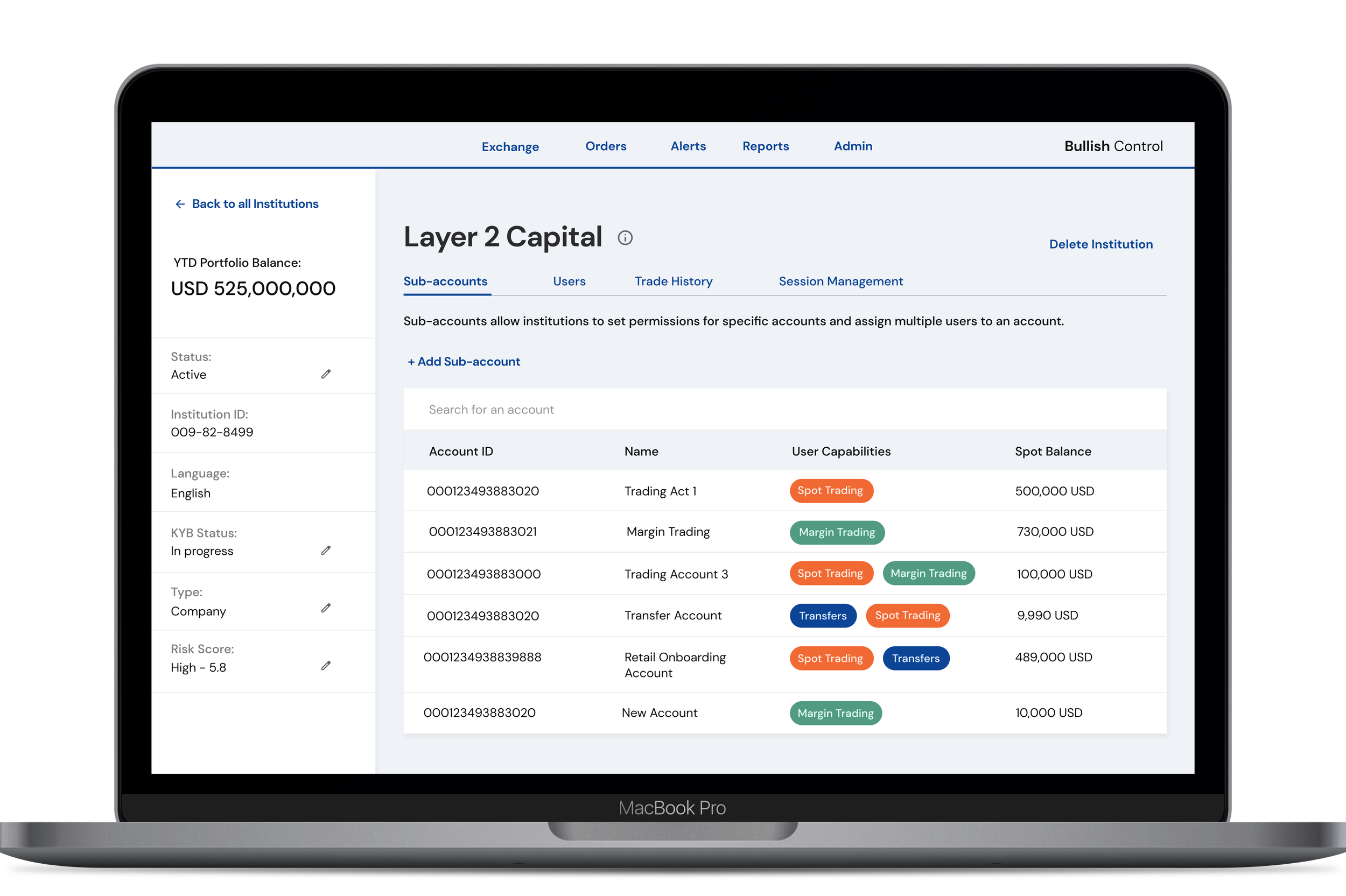 Onboarding Accounts