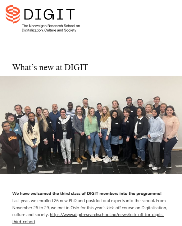 Read our latest newsletter!