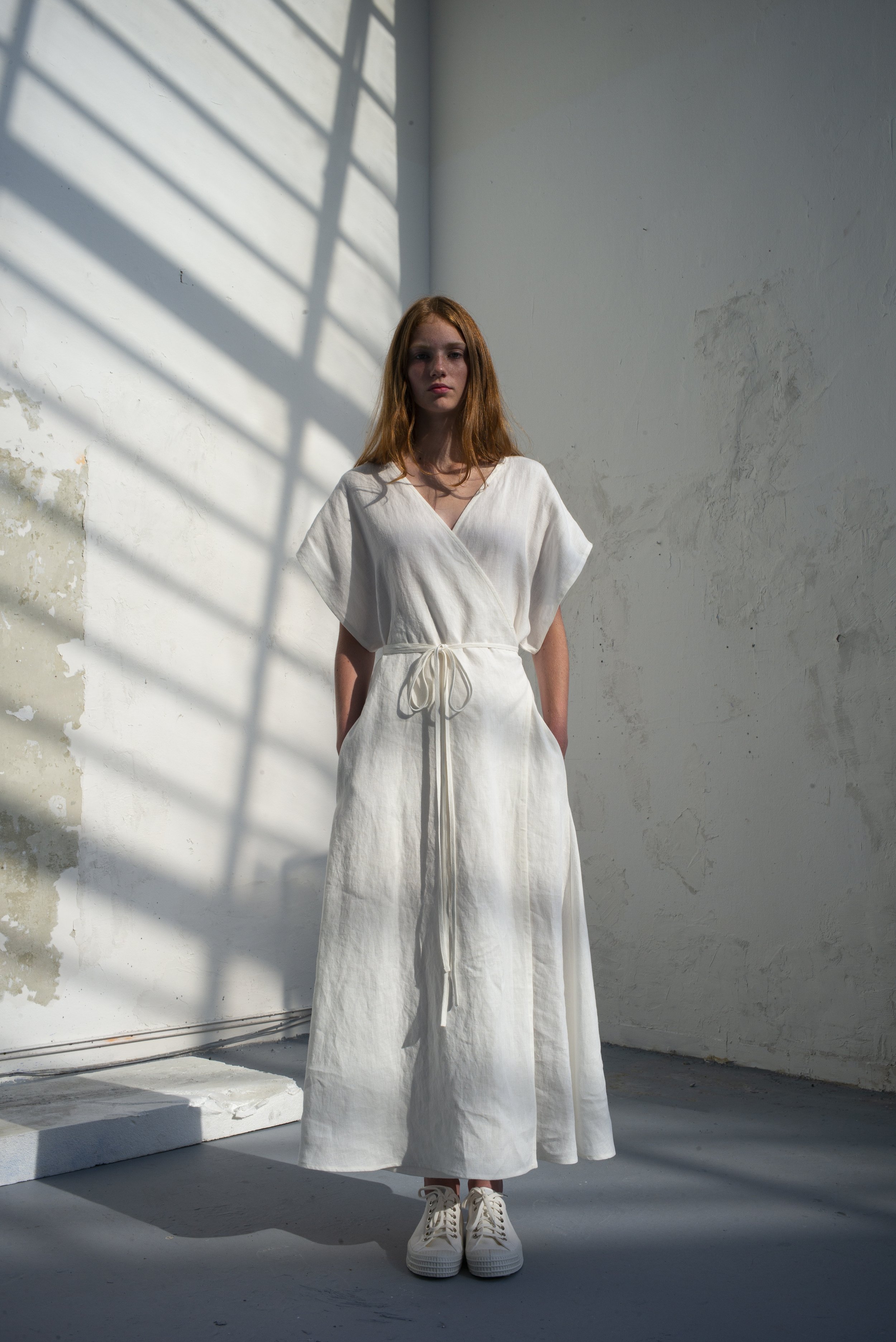 BUNTO DRESS | PURE WHITE