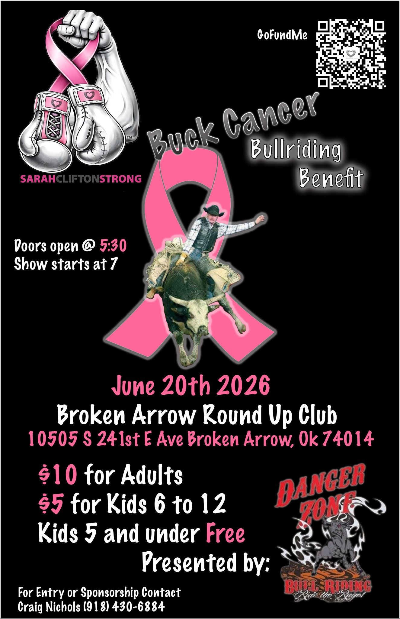 Clifton Benefit Bull Riding