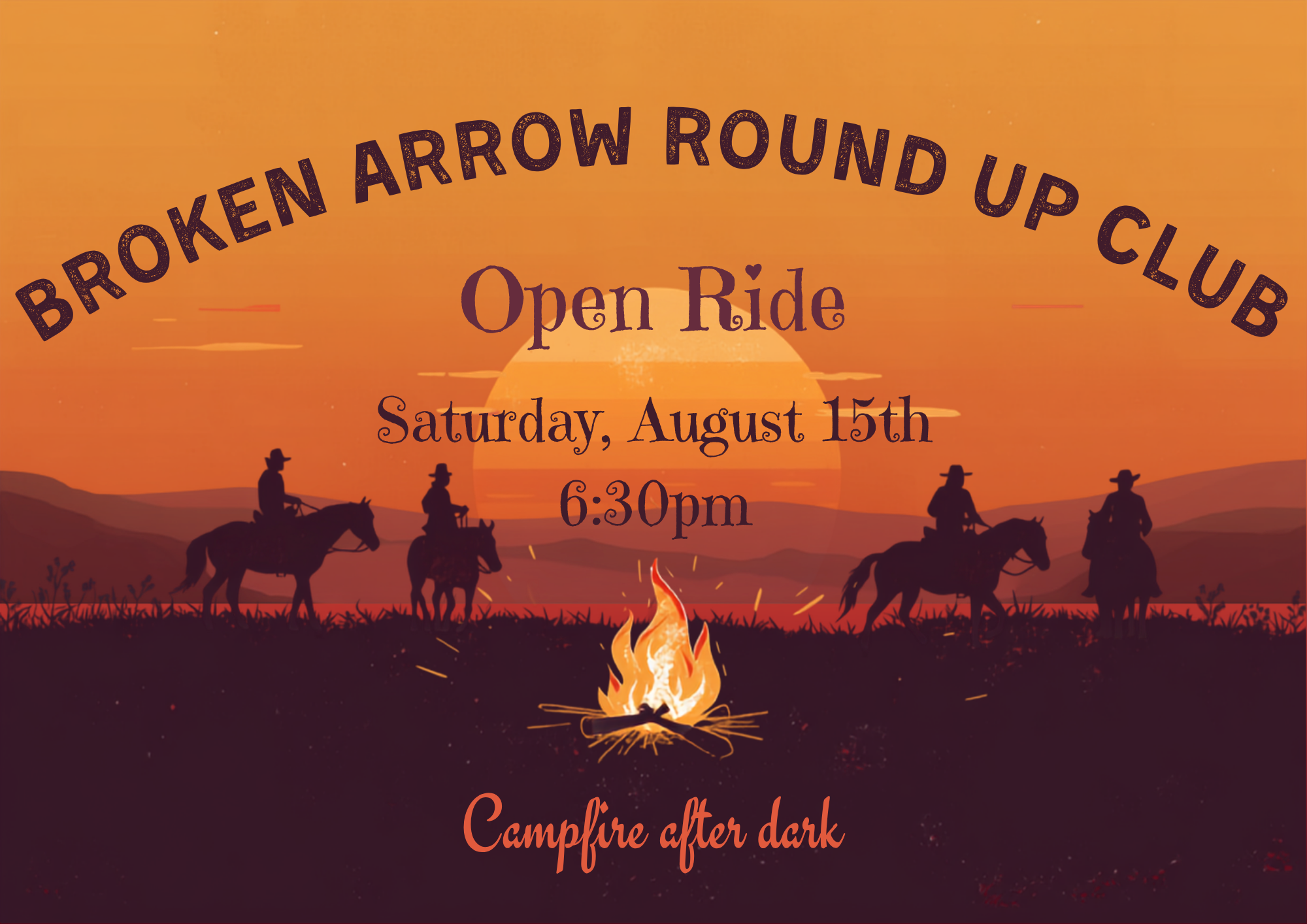 BARUC Open Ride & Campfire