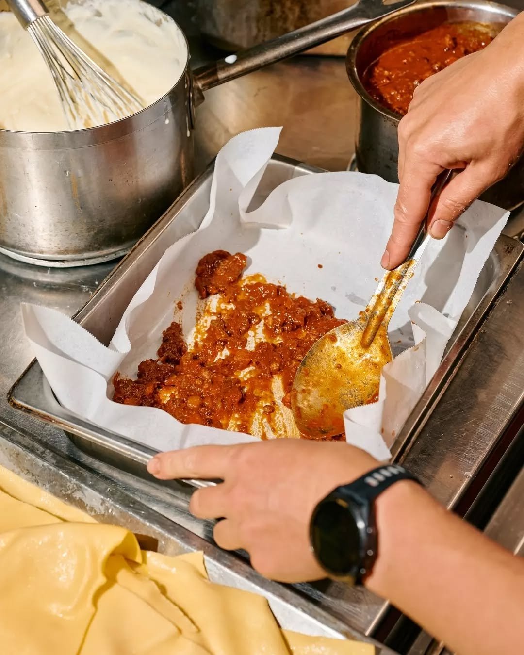 Join us this Saturday from 5pm to 6:30pm for our Lasagna alla Bolognese. 

Perfect on its own for $36, or paired with a glass of wine or beer for $45. 

Bookings available online, walk-ins always welcome.