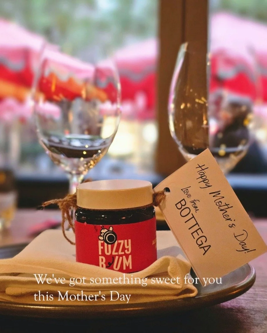 Mother&rsquo;s Day is this Sunday.

If you&rsquo;re bringing Mum into the city, join us at Bottega and spoil her with for a long lunch and memorable day with the family.

Every mum dining with us will receive a jar of very special honey to take home,