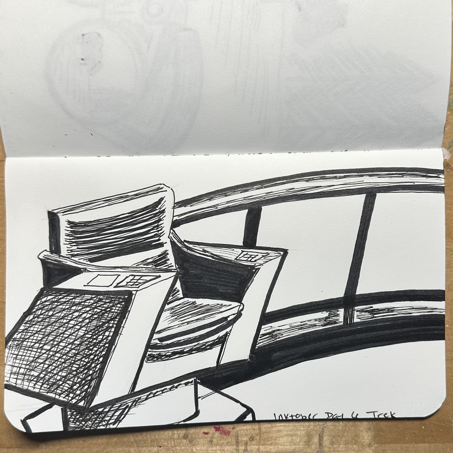 Day 100! I&rsquo;ve drawn every day for 100 days in a row!!! I honestly can&rsquo;t believe it. I&rsquo;ve never done anything for 100 days in a row! Except maybe eating Reese&rsquo;s Cups lol. Yay me for building a good habit! 
Also, inktober day 6: