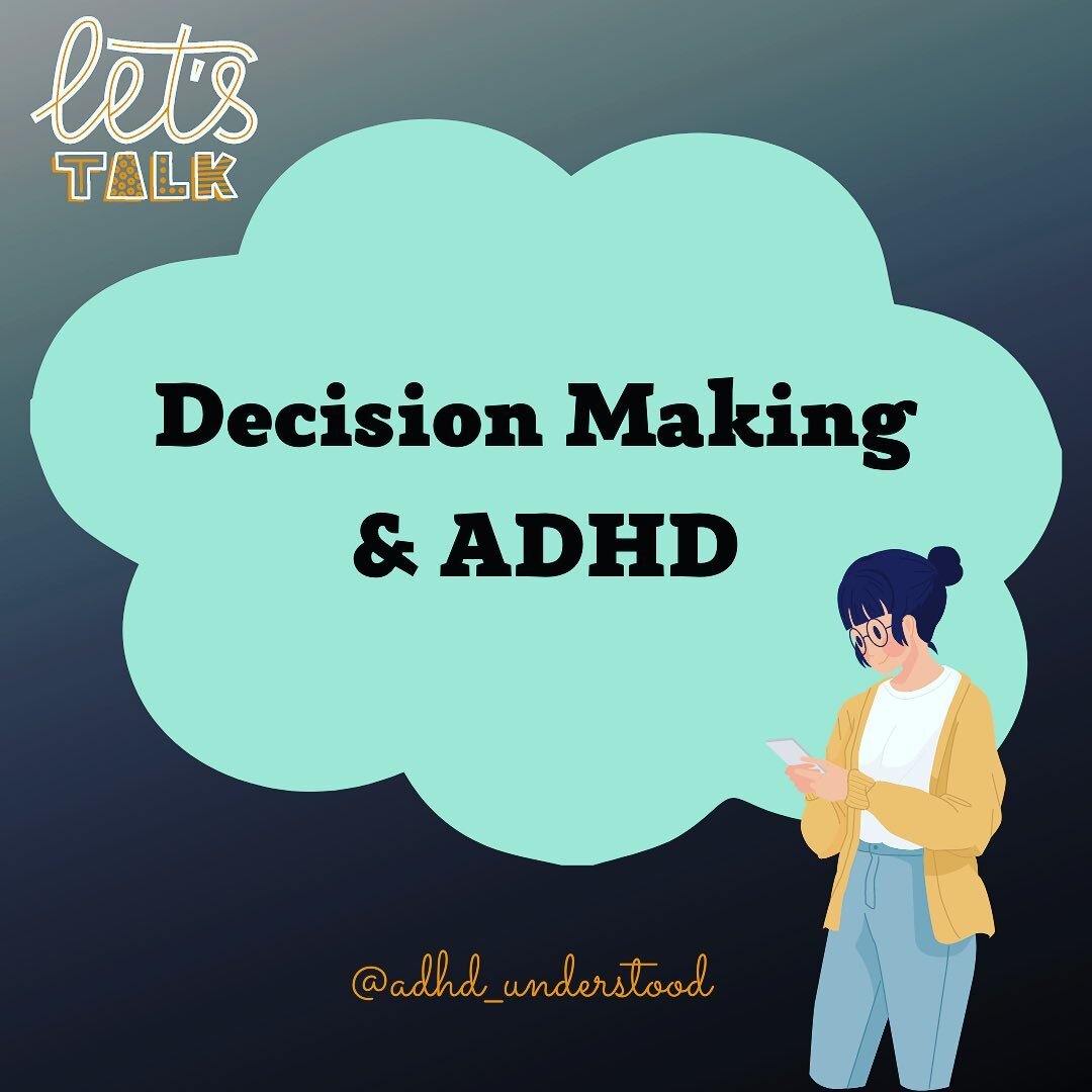 Did you know that research into decision-making and ADHD shows a strong link to executive functions, in particular Working Memory &amp; Inhibition?

Did you know that some research studies equate the magnitude of decision-making challenges in ADHD to