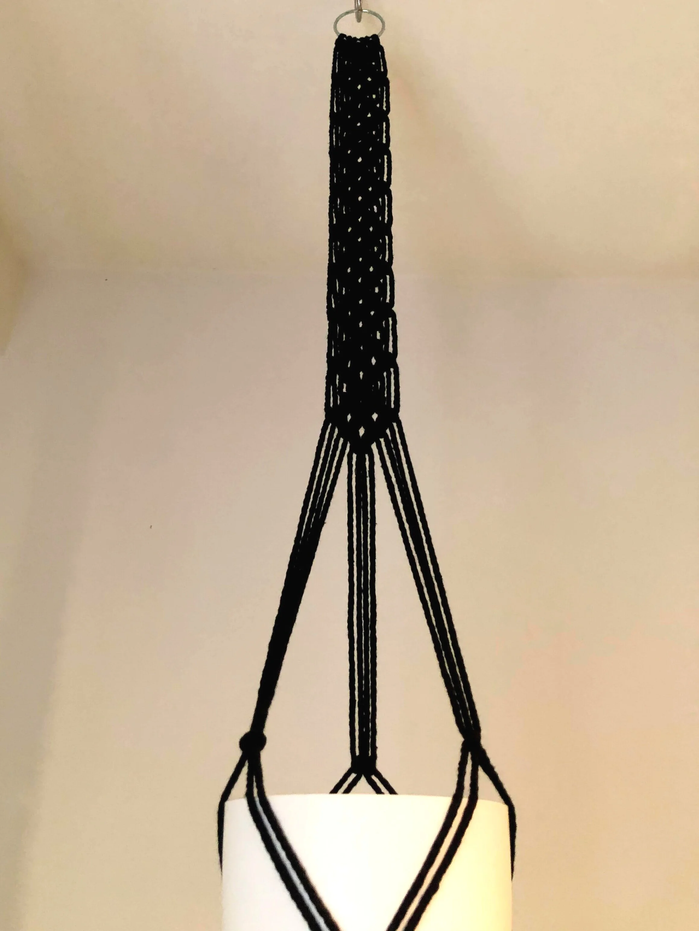 Bottlebrush Macrame Plant Hanger