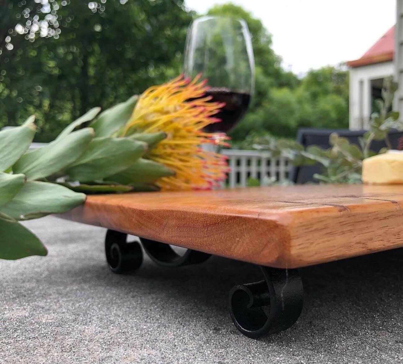 Engraved Recycled Timber Grazing board