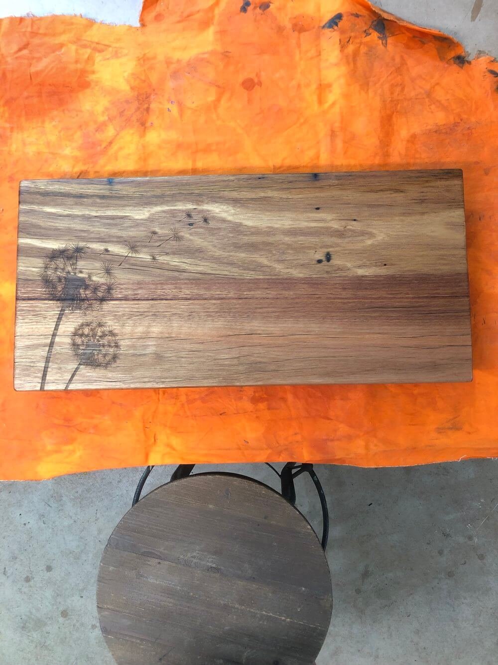 Engraved Recycled Timber Grazing board