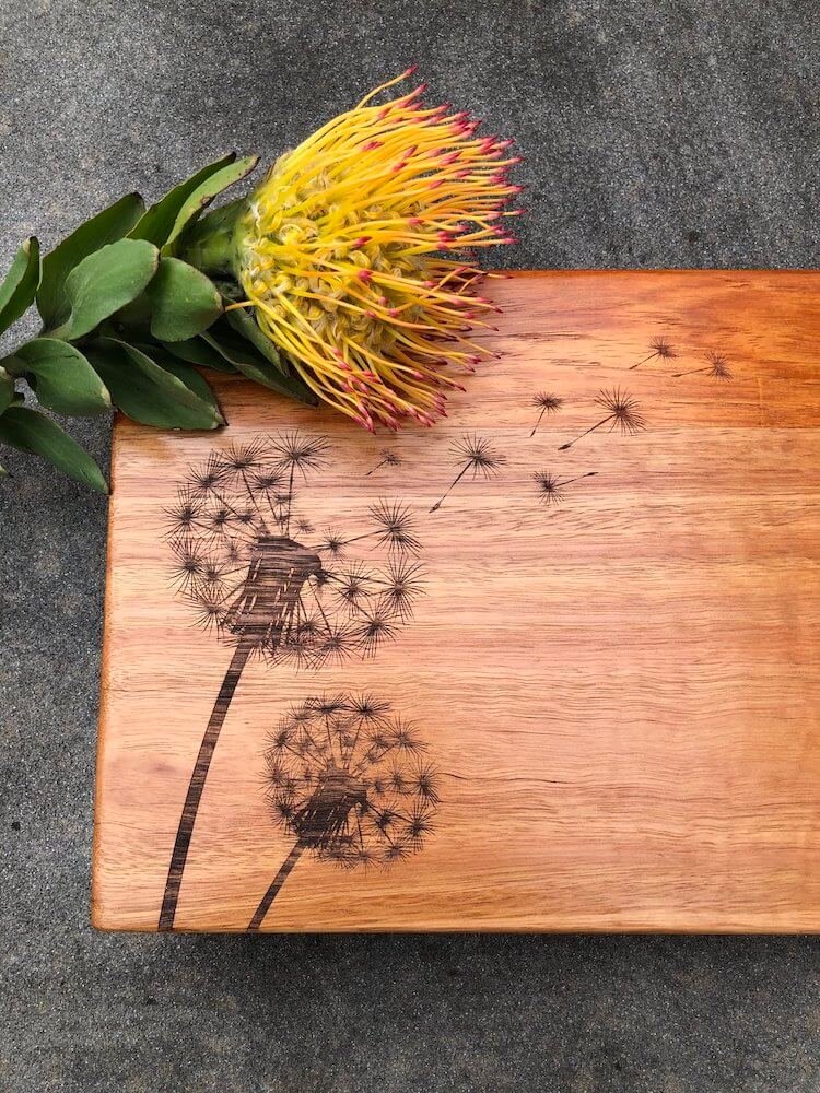 Engraved Recycled Timber Grazing board